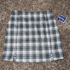 Plaid skirt